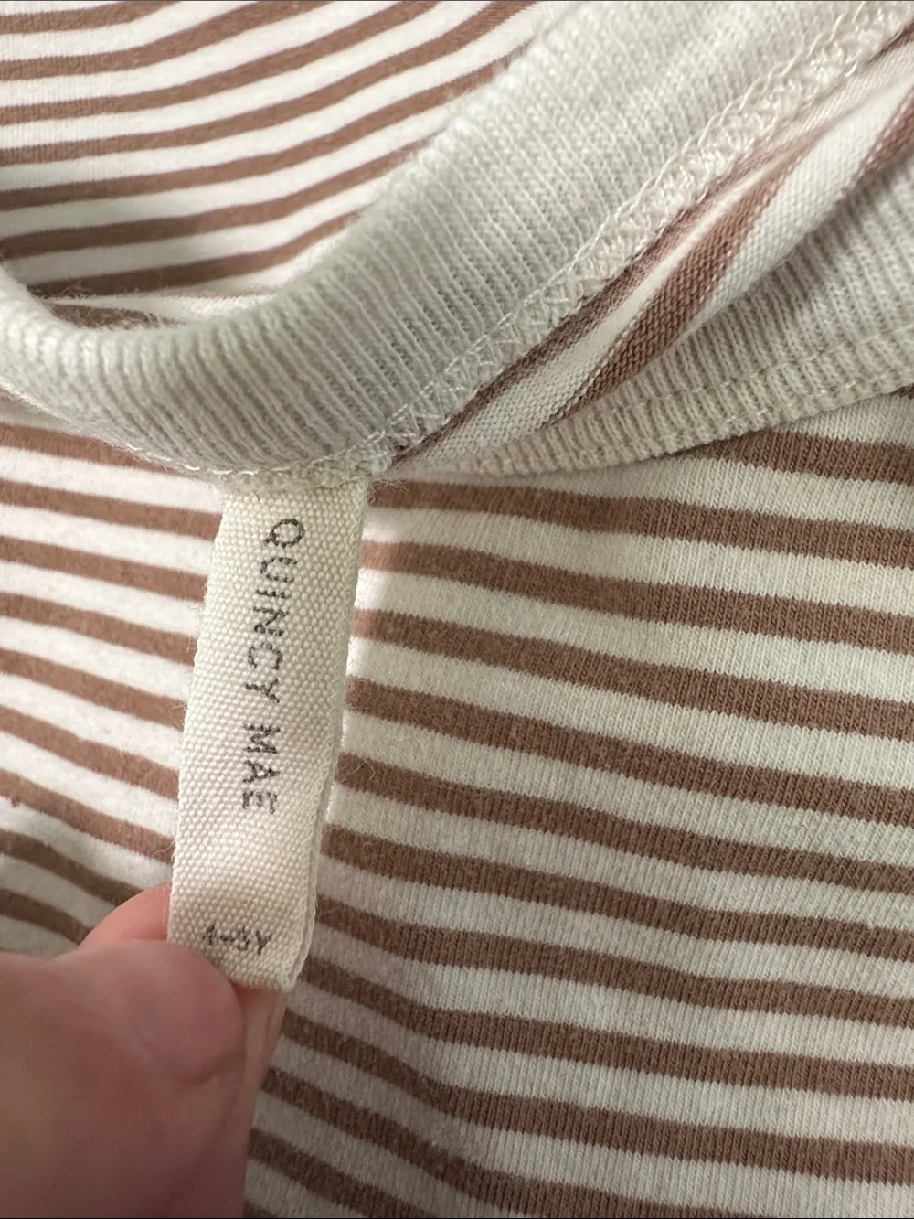 🍓 Bundle of 3 Quincy Mae Long Sleeve Tee & Baggy Pants 4/5